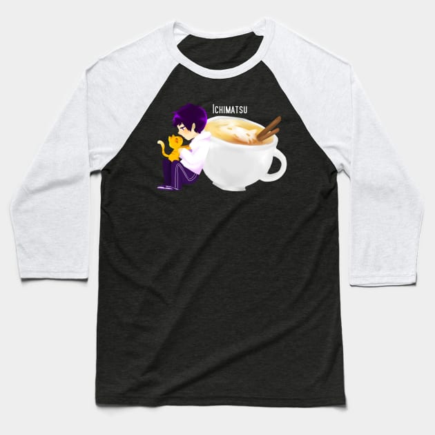 Matsuno-bucks Ichimatsu Latte Baseball T-Shirt by shootingstarsaver@gmail.com